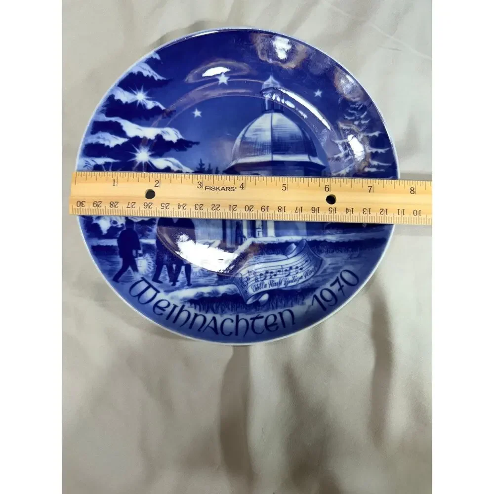 Vintage 1970 Bareuther Waldsassen Bavaria Christmas Weihnachten Collector Plate
